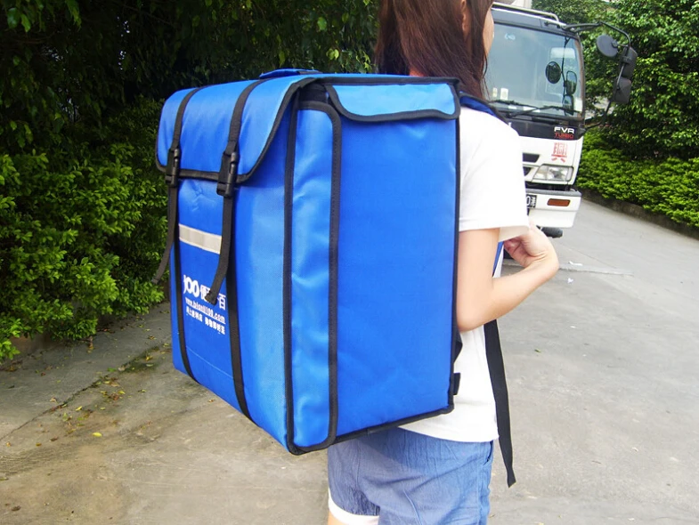 2 упаковки для фаст-фуда упаковка еды Доставка пиццы сумка доставки рюкзак