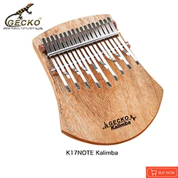GECKO Kalimba 17 клавиш Акация(КоА) большой палец пианино и EVA высокая производительность защиты коробка, тюнинг молоток, профессиональные модели K17K