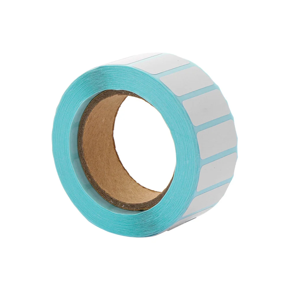 25x10mm 1000 шт./рулон белый клейкий Бумага Термальность клеящаяся бумага для этикеток цена супермаркета пустой прямая печать ярлыков Водонепроницаемый Стикеры s - Цвет: 25x10mm