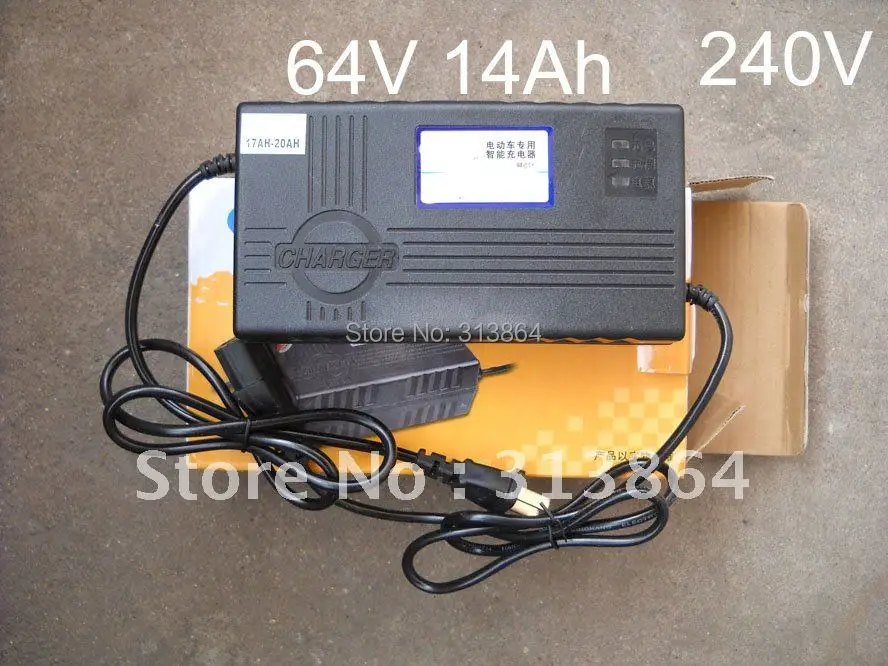 

220-240VAC 64VDC 17Ah-20Ah 2.5A Lead Acid Battery Charger/E-Bike charger/EV charger