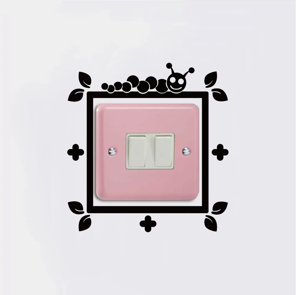 Light Switch Cover Surround Wall Sticker Decal Transfer Decoration | Дом и сад
