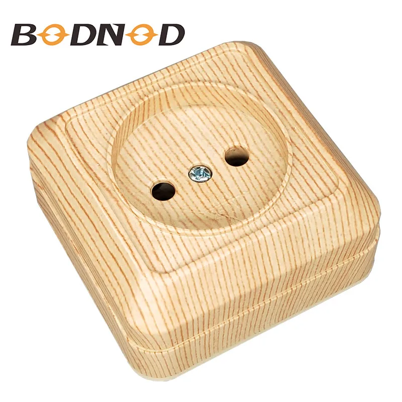 Одна розетка настенная без заземления европейская мощность 250 В 10 А настенное