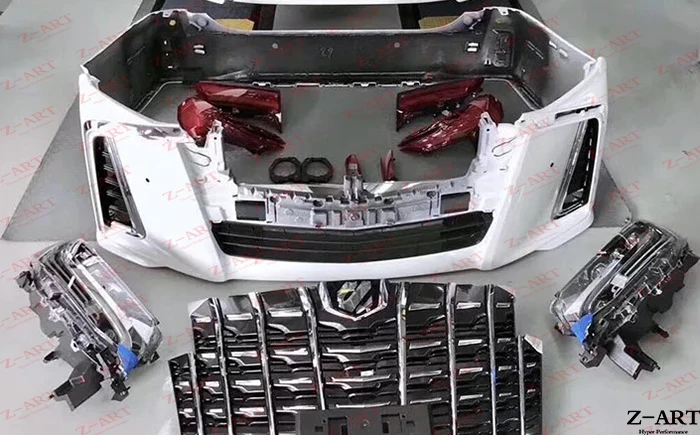 Z-ART Комплект кузова для Alphard- комплект кузова для Alphard refit Тюнинг Комплект кузова retrogit Комплект кузова