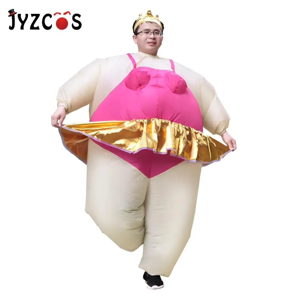 JYZCOS надувная балерина танцевальный костюм для взрослых полиэстер костюмы на Хэллоуин надувные костюмы нарядное платье толстые Забавные костюмы