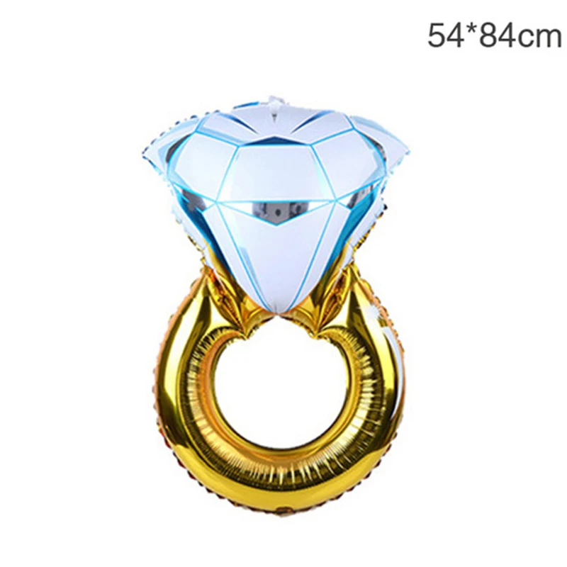 1pcs diamond 1 шт. 24 дюймов сердце надувные шары из алюминиевой фольги Большой любовь Baloons День Святого Валентина День рождения шары для свадебного украшения Air баллоны - Цвет: 1pcs diamond