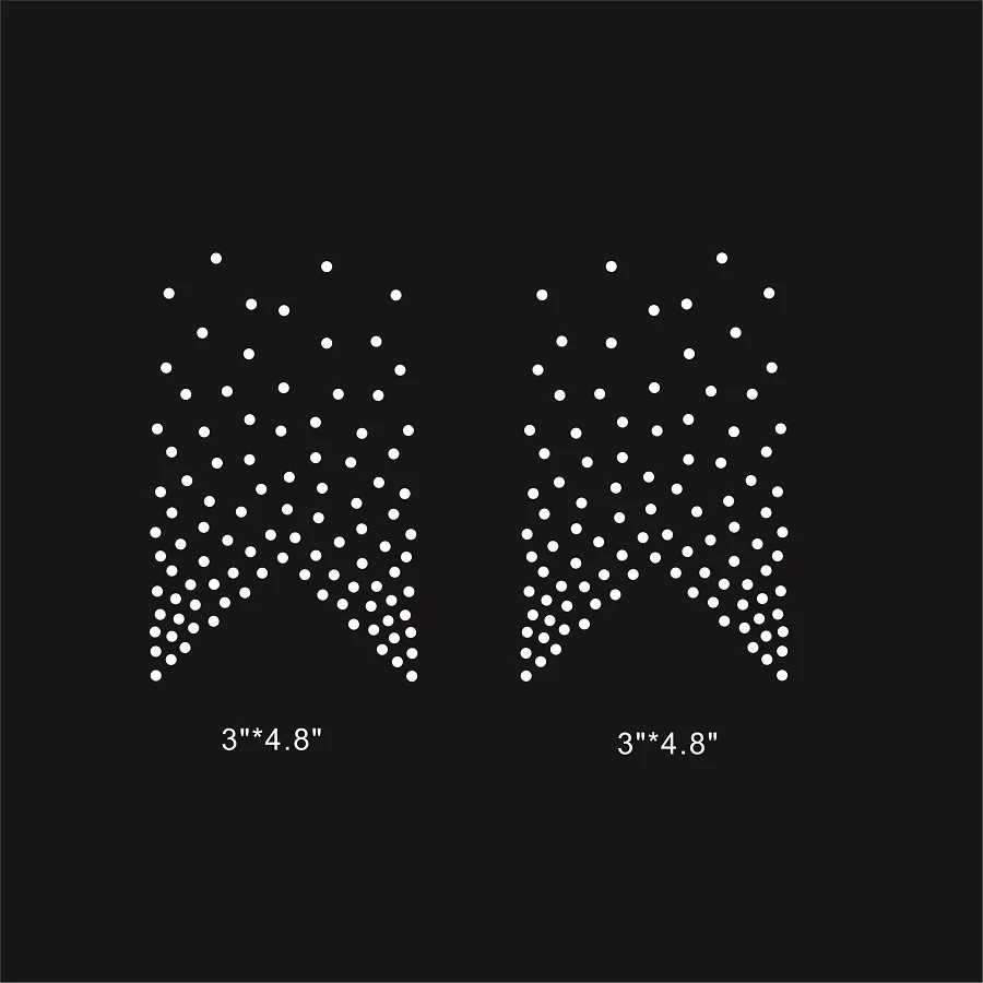 25 компл./лот пара ободок Лук Хвост исправление на заказ мотив горного хрусталя