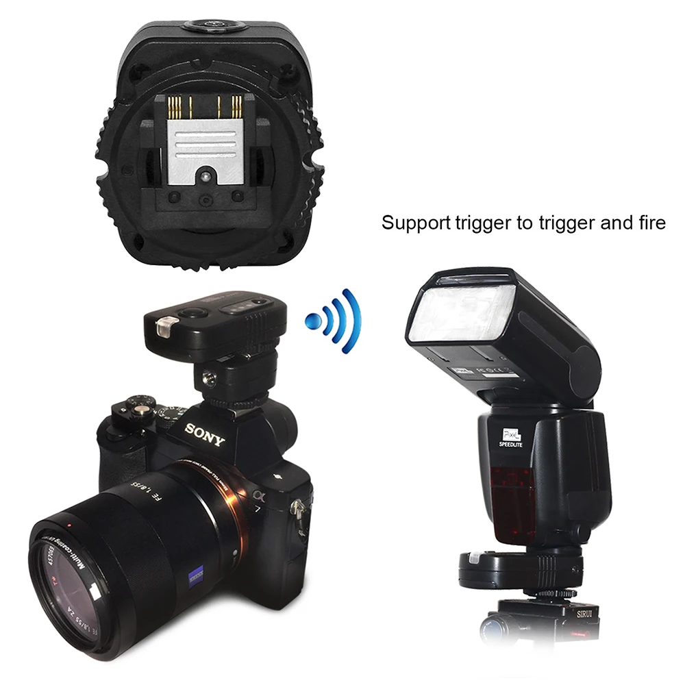 Адаптер для Sony A7 A7S A7SII A7R A7RII A7II NEX6 RX1 RX1R RX10 RX100II к Canon Nikon Speedlite Pixel TF 334|viltrox flash|flash