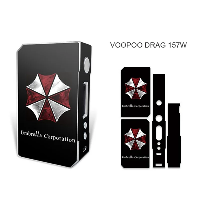 Высокое качество электронная сигарета стикер s для VOOPOO DRAG TC 157W коробка мод кожи наклейка - Цвет: H02