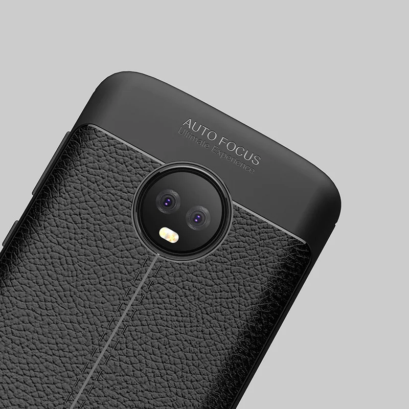Кожаный чехол Litchi для Motorola Moto E4 C E5 Play Go G4 G5 G5S G6 Plus X4 Z2 Z3 Play TPU мягкий чехол для Moto E4 Plus EU Coque