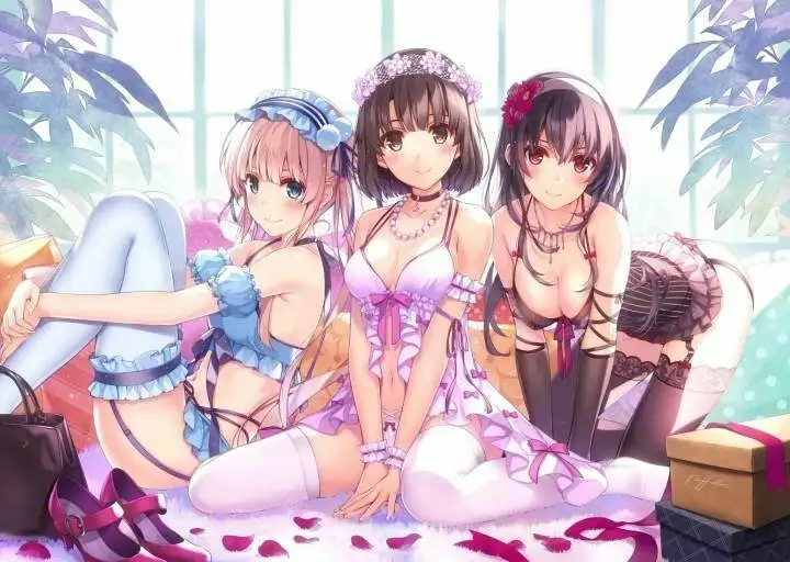 Utaha blessing Flower Косплей kasumigaoka utaha Eriri Katou Megumi Костюм пижамы для взрослых женское
