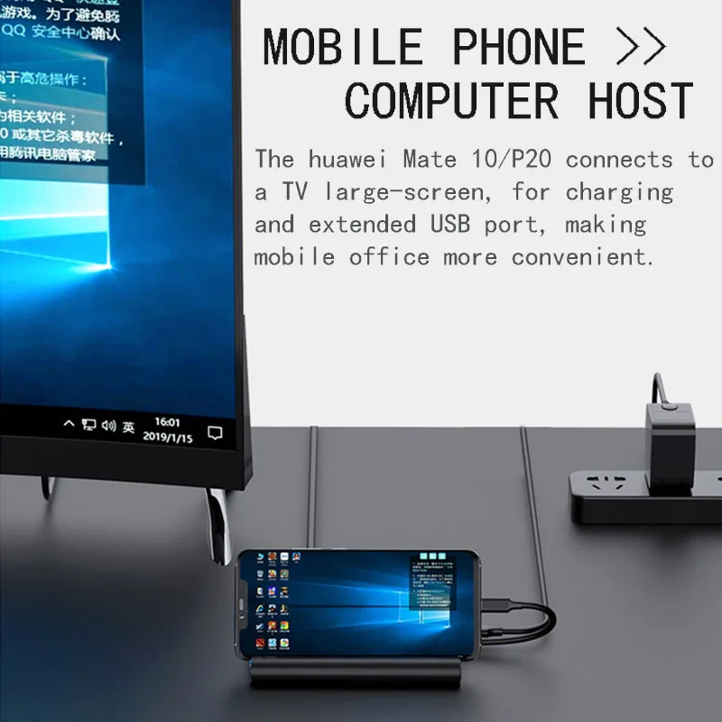 Док-станция для ноутбука USB 3,0 HDMI VGA RJ45 PD USB C Hub Fealushon для ноутбука Macbook Pro hp DELL Surface lenovo samsung