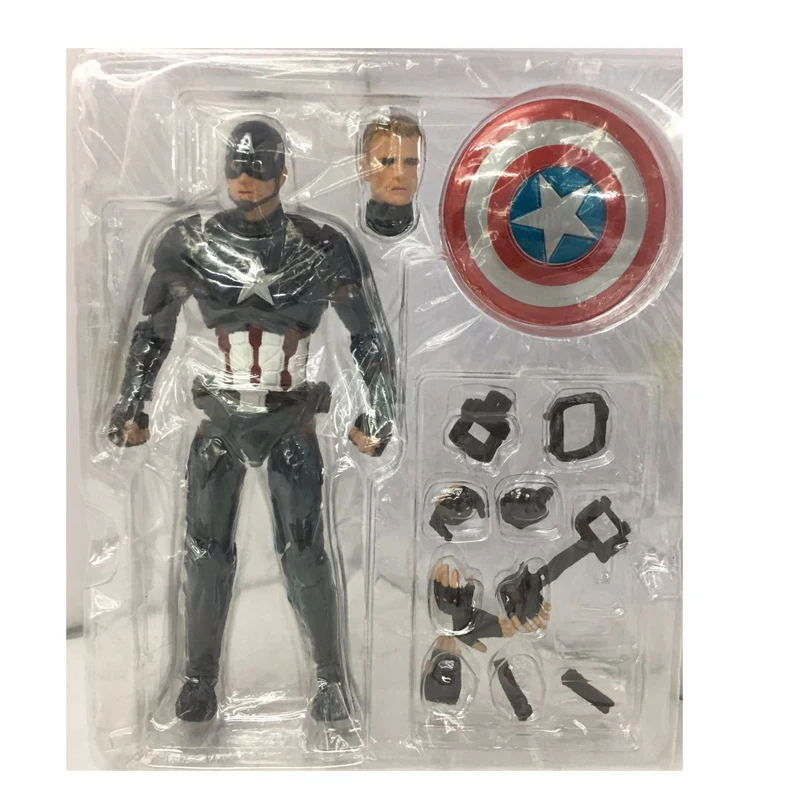 Figuts фигурки мстители Captain America Civil War Steve ПВХ экшн модель игрушки кукла в