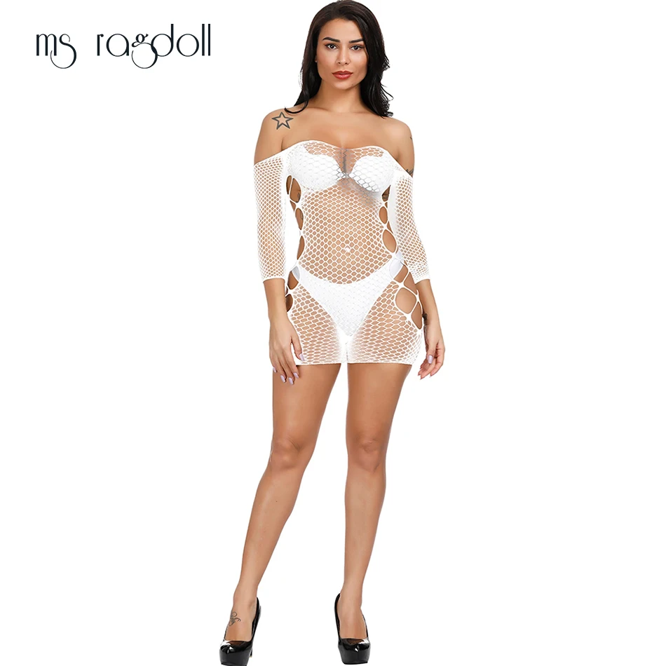Ms ragdoll нижнее белье в сетку эластичное хлопковое Lenceria сексуальное Сетчатое