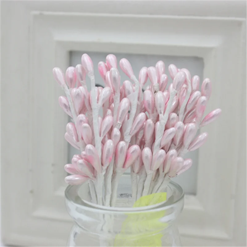 13 см 10 шт. искусственных жемчужных бусин цветочные тычинки мини-ягоды свадебный