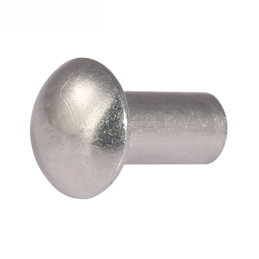 30/50/100Pcs GB867 Round Aluminum Solid Rivet Nut M3 M4 M5 M6 With Aluminium Alloy Self-plugging | Обустройство дома