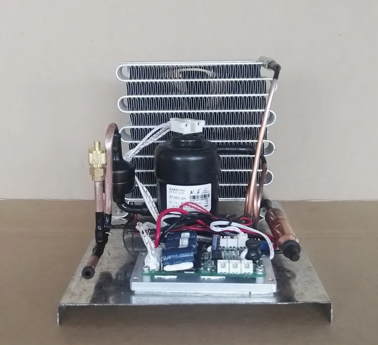 PURSWAVE ST19DCHC 400 Вт мини-конденсаторы с 12V24V48V крошечные компрессорный конденсаторный фильтр осушитель двигателя Вентилятор термостатный провод