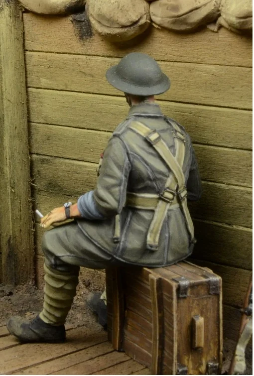 1/35 полимерные фигурки модельные наборы WWI британская пехота 1 фигура
