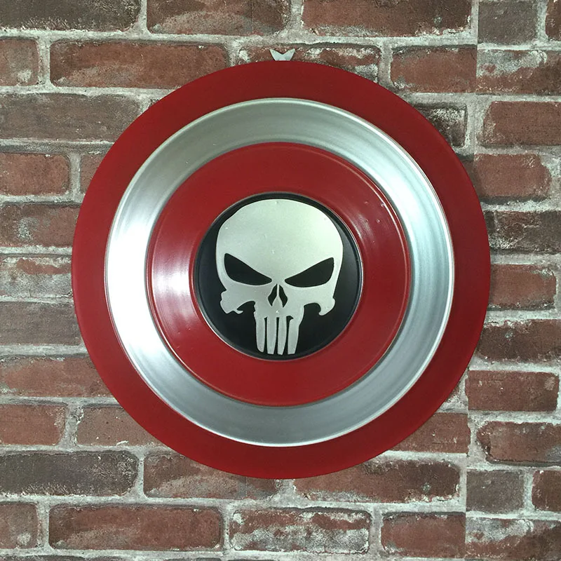 2 Мстители, Капитан Америка, Steve Rogers Shield, косплей, опора, металлические повреждения, металлические подвесные украшения, декор для комнаты - Цвет: 2