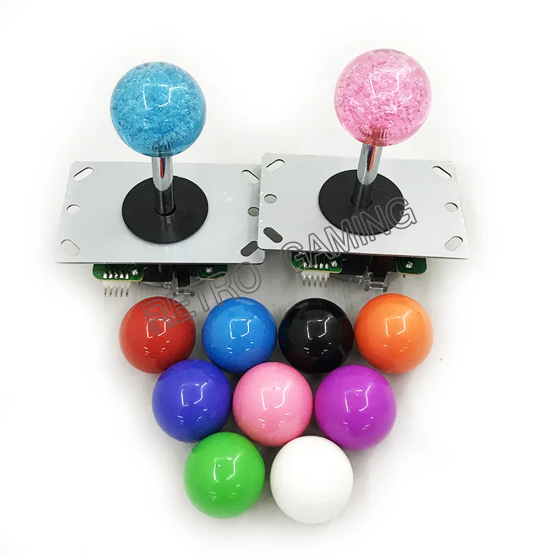 

Arcade joystick DIY Arcade game parts 5Pin interface Fighting rocker 5 pin 4 way joystick 11 colors ball for choose