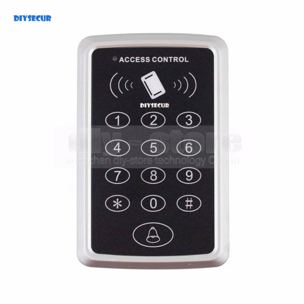 

DIYSECUR 125KHz Password Keypad RFID Cards Proximity Reader Access Controller for House / Office / Home Improvement