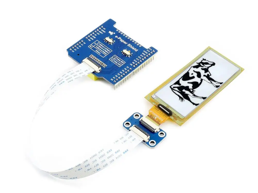 2 9 дюймовая Гибкая шляпа для электронных чернил Waveshare Raspberry Pi|Демонстрационные