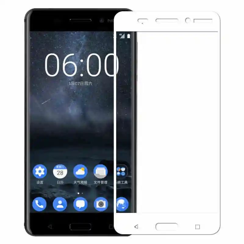 Для Nokia 6 1 2018 Nokia6 2017 TA 1000 полное покрытие закаленное стекло Защита экрана для 3 5 8