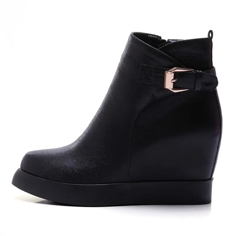 2017 г. Botas Mujer зимние ботинки женская модная обувь Motocicleta Mulheres Martin Outono Inverno De Couro