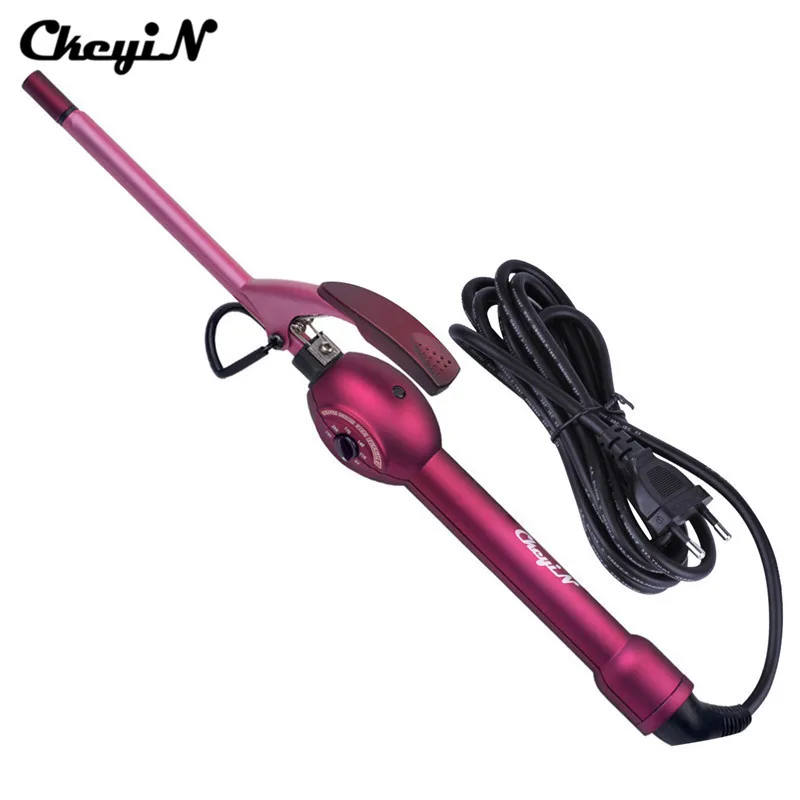 

Professional 9mm Pear Hair Curlers Electric Rollers Deep Curly Hair Styler Curls Ceramic Curling Iron Fashion Wand Hairdressing