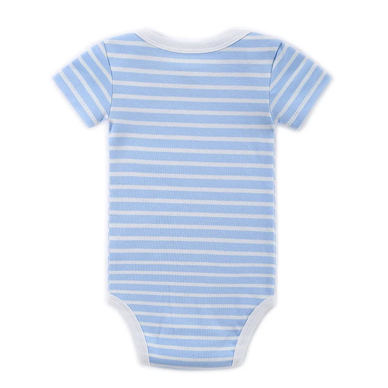 3 части / серия Baby Fashion полосатые с коротким рукавом Rompers детей комбинезон