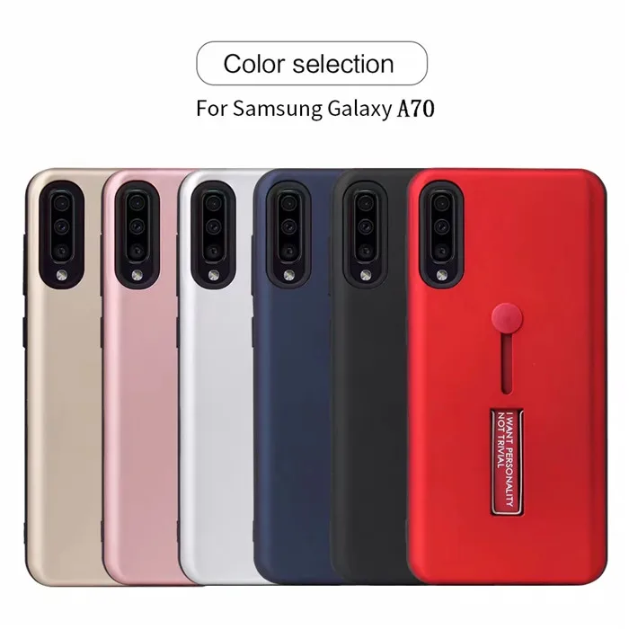 Для samsung Galaxy A50 A60 A70 A80 A90 чехол армированный чехол с подставкой для A10 A20 A20E A30 A40 с подставкой-держателем в виде кольца на заднюю панель