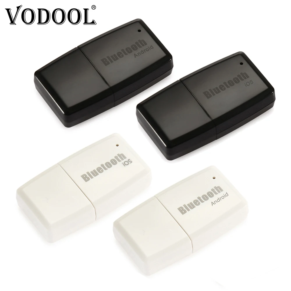 

VODOOL Mini Wireless Bluetooth V4.1+EDR Stereo 3.5mm AUX USB Dongle Audio Music Receiver Adapter For Android IOS Phone Laptop PC