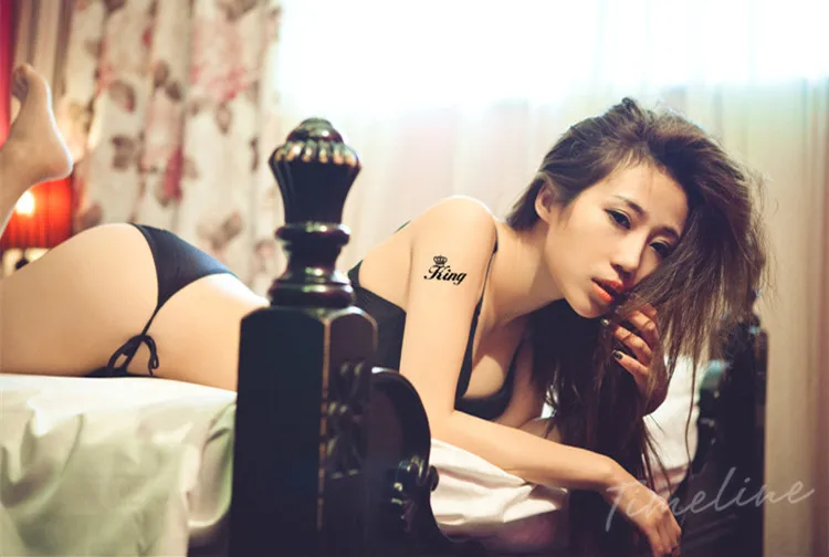 Временная Водонепроницаемая наклейка для татуировок на руку/шею/уши/лодыжку