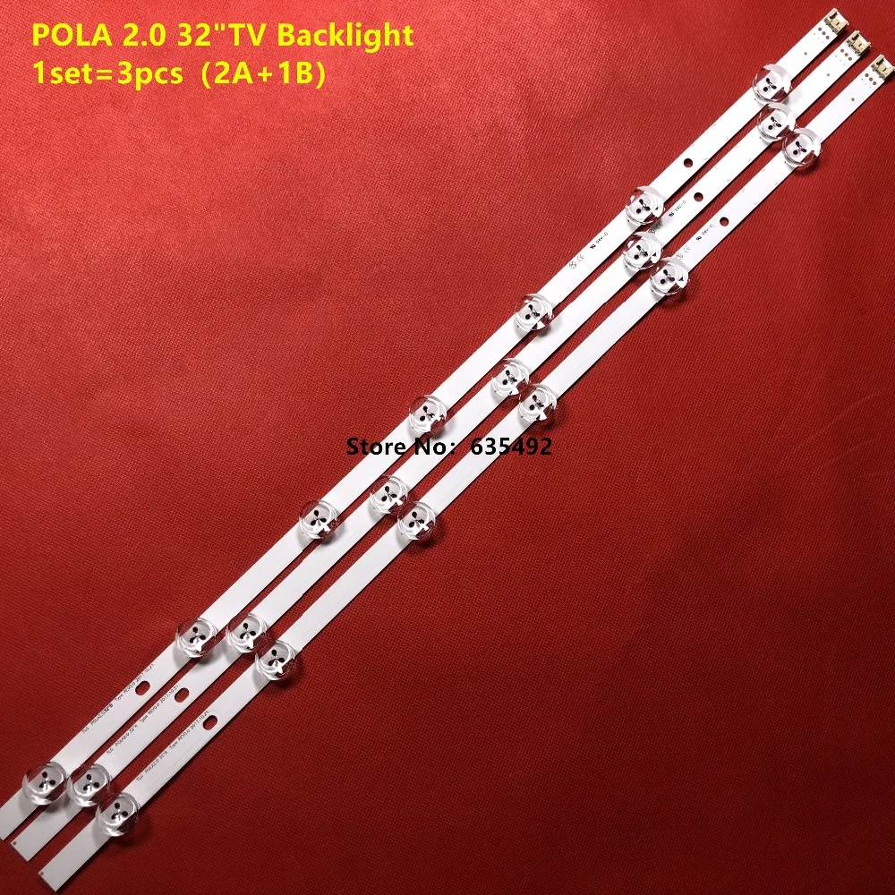 

3PCS LED Backlight Strip for LIG TV UOT POLA 2.0 32INCH HC320DXN-VSFP4-21XX 32LN550B 32LN5500 32LN570R 32LN570B 32LN536U