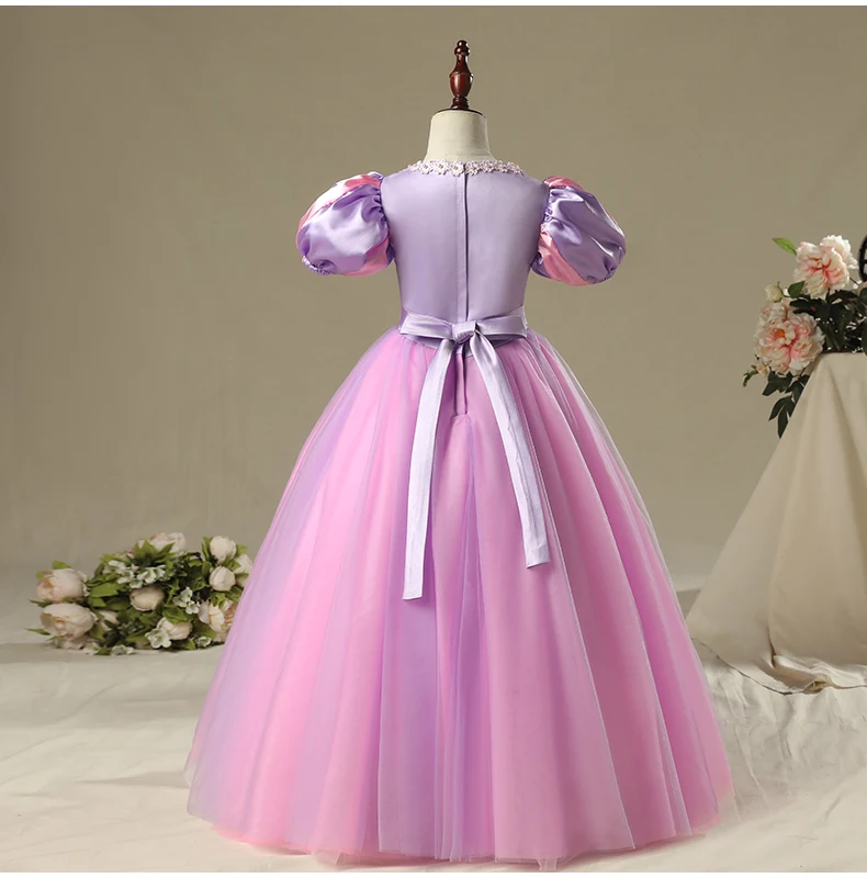 Ruifglasb girl party dress Princess raiponce vestido infantil rapunzel ball gown dresses aniversario prenses elbise costume | Детская