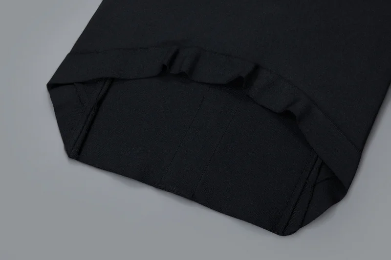 Блестящие Красота Новинка 2017 года пикантные черные без бретелек Для женщин