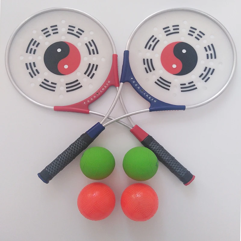 Tai Chi ракетка набор Китайский Kongfu китайский ушу боевые искусства Taiji Rouli мяч спорт - Цвет: Type C