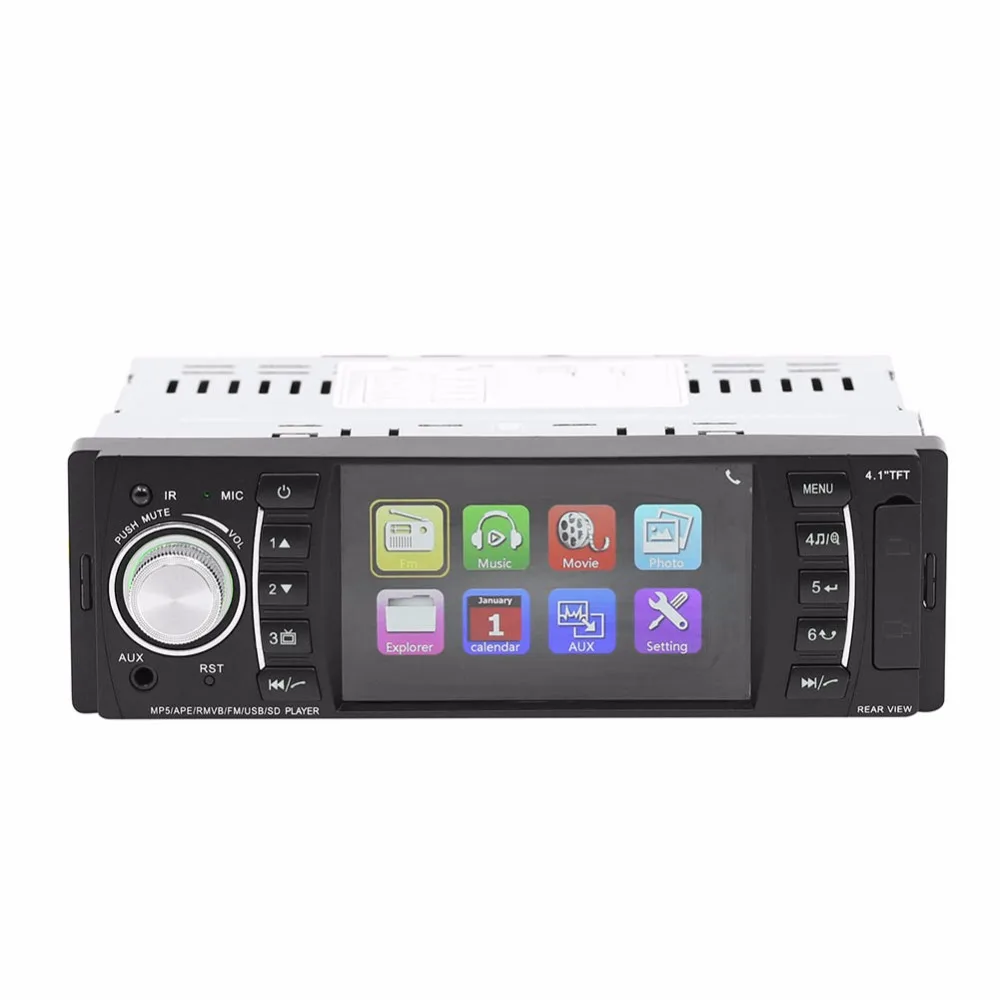 Автомагнитола 1Din стерео Bluetooth \ Handsfree камера заднего вида USB AUX FM пульт
