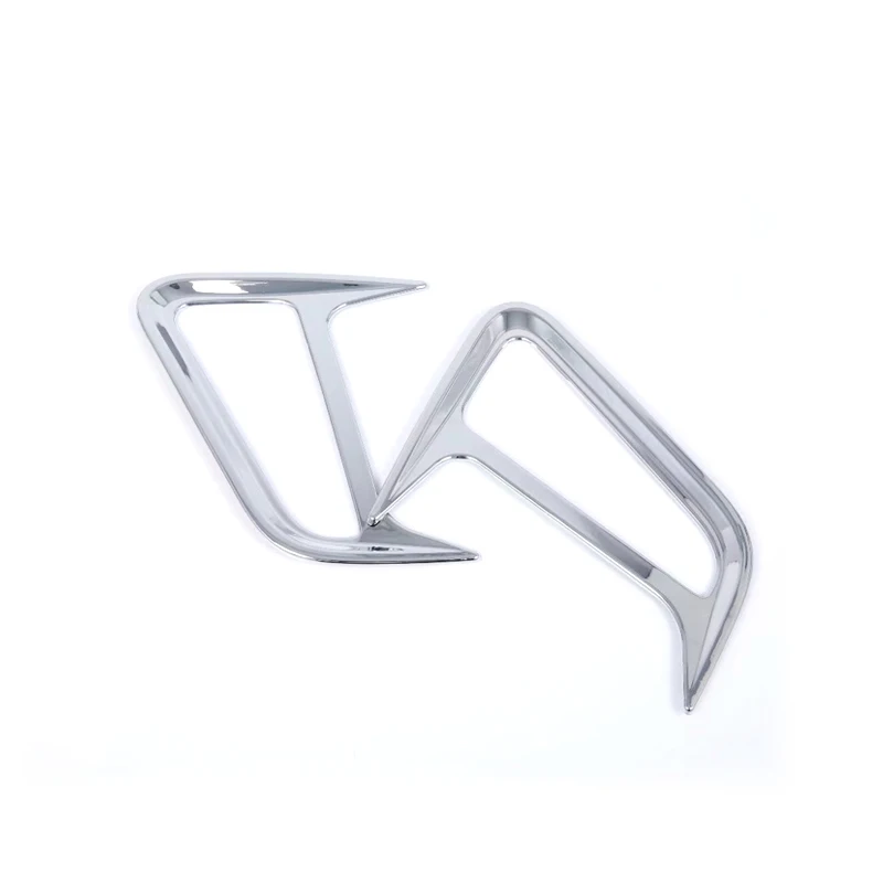 

for Hyundai Kona 2017-2018 ABS Exterior Accessories Side Light Lamp Decoration Cover Trim 2PCS