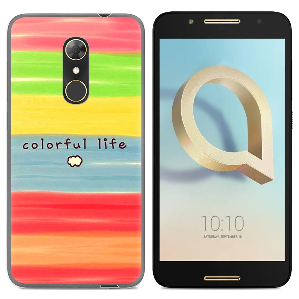 Для Coque Alcatel Idol A7 чехол 5 дюймов роскошный мультяшный ТПУ для Fundas мягкий