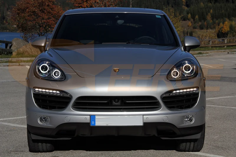 Для Porsche Cayenne 958 2011 2012 2013 Отлично ангельские глазки Ультра яркое освещение CCFL ангельские глазки комплект Halo Кольцо