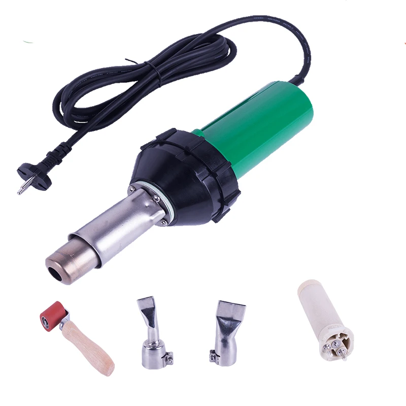

hot air plastic welding gun is the tool of choice repairing trailer side curtains and marquees