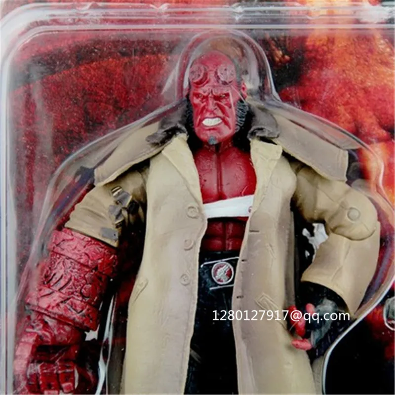 6 дюймов супергерой Hellboy Anung Un Rama сын сатаны включает в себя самурайский пистолет