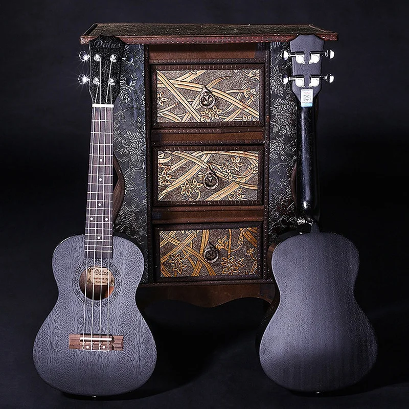 Mcool Diduo Сопрано Гавайская гитара черный 21 дюймов 4 струны Ukelele дешевые Гавайские