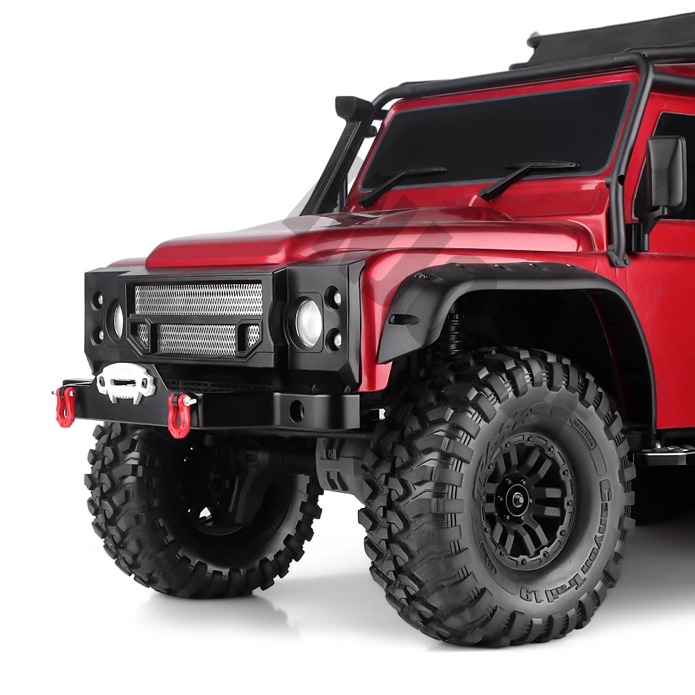 INJORA TRX4 металлический передний Кубок с верблюдом бампер с светильник для 1/10 RC Гусеничный автомобиль Traxxas TRX4 TRX-4 защитник