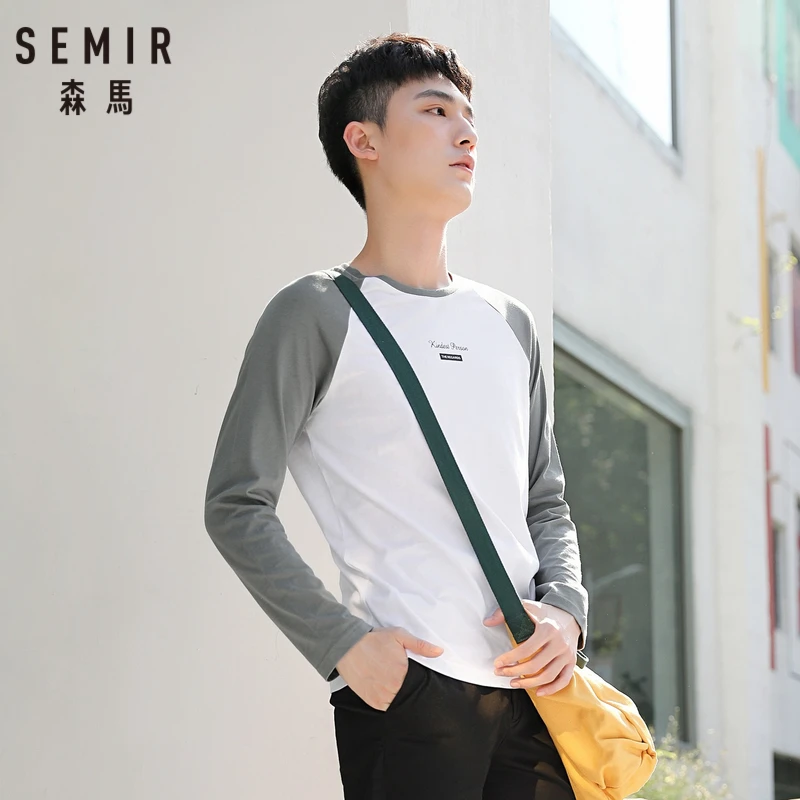 SEMIR мужская Трикотажная Бейсбольная Футболка Мужская футболка с графическим