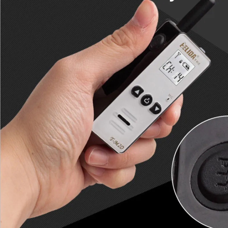 One piece HOT SALE HELIDA M2D two way radio 128 channel 400-520mhz with LCD display ham radio walkie talkie