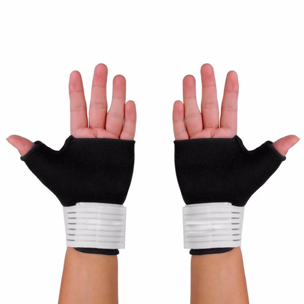 1 пара нейлоновый браслет для запястья с поддержкой большого пальца перчатки