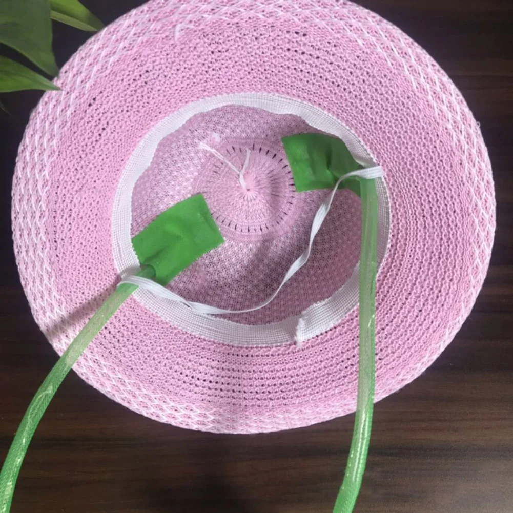 Санвуд милые двигающиеся заячьи ушки дети LED освещение соломенная шляпа подушка