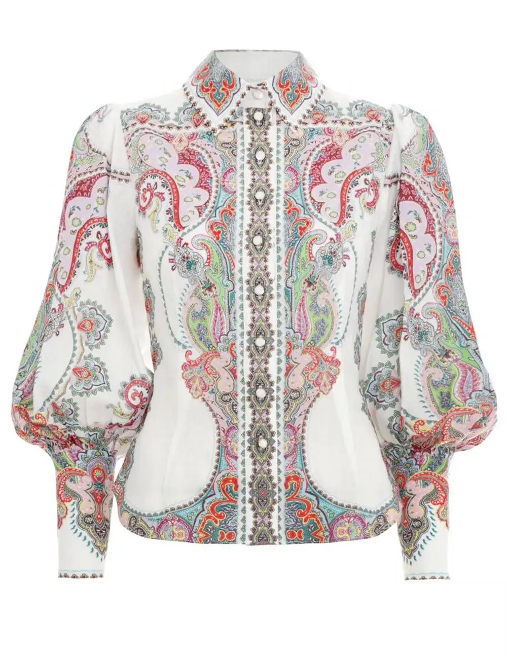 Ameision Цыганская ДЕВУШКА BOHO барокко печатных женщин 2 шт костюмы 2019 лацканы