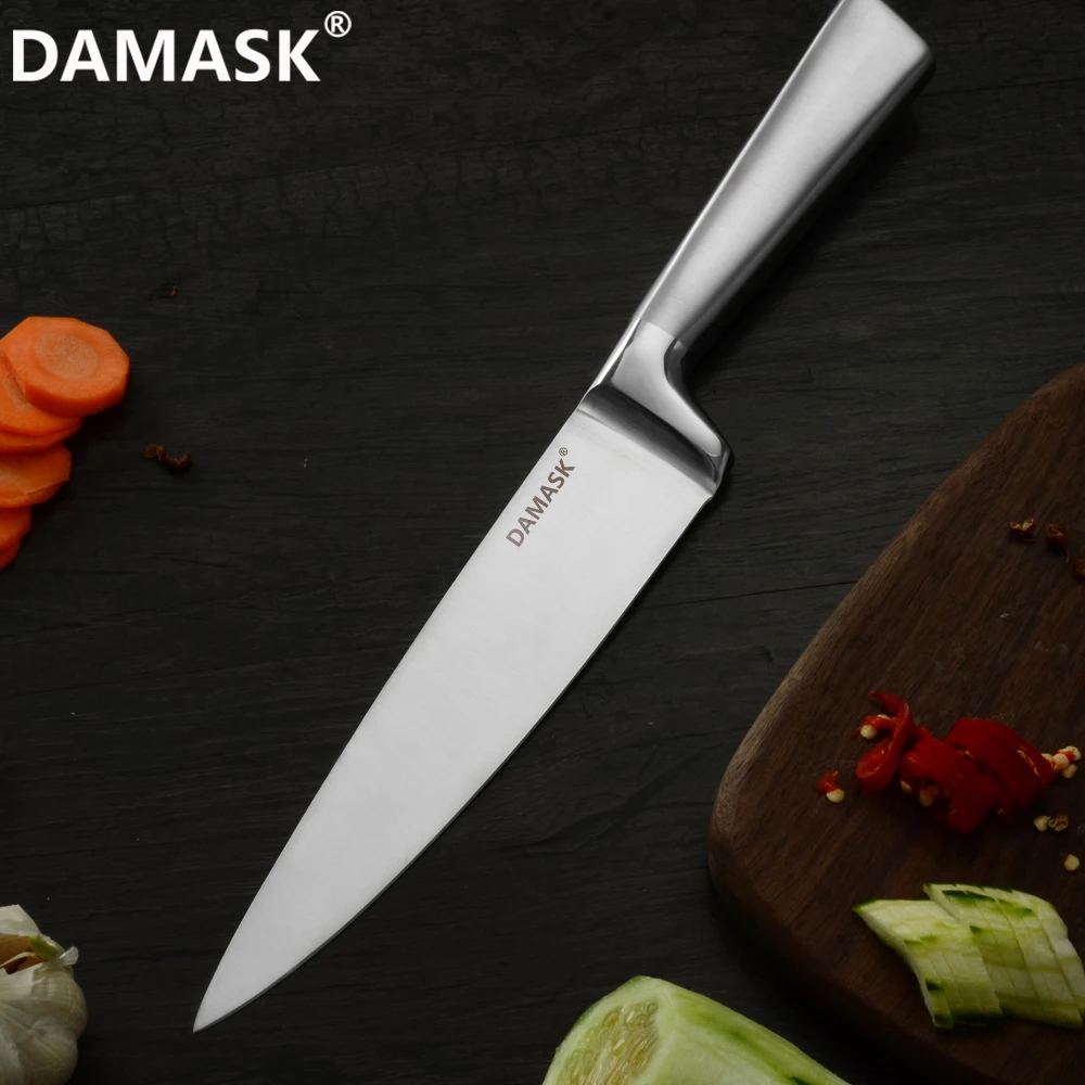 DAMASK кухонный нож из нержавеющей стали набор кухонных ножей шеф повара 3Cr13 высокой